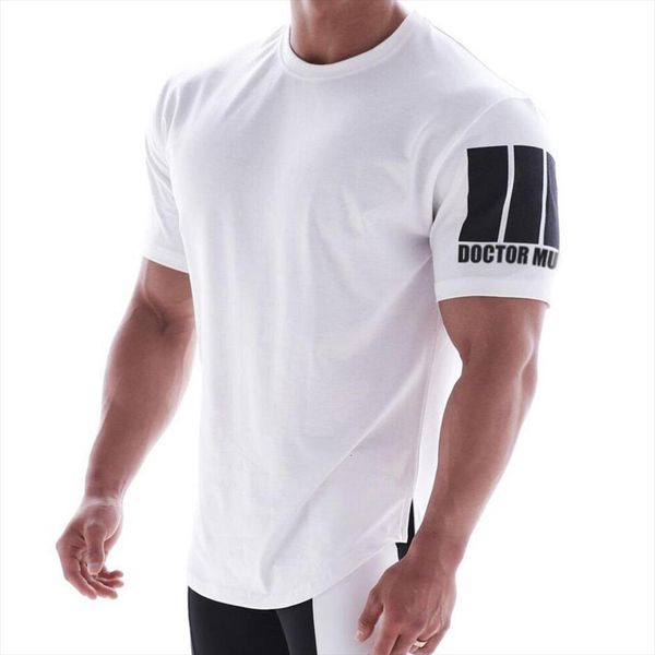 gym fitness casual mens short sleeve cotton male bodybuilding training skinny tees crossfit workout clothing, White;black
gym fitness casual mens short sleeve cotton male bodybuilding training skinny tees crossfit workout clothing, White;black