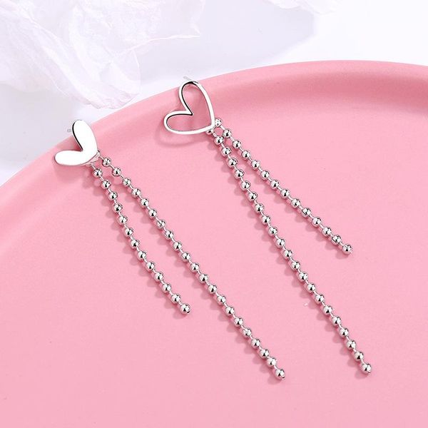 dangle & chandelier fashion jewelry metal long tassel earrings delicate design silvery plating asymmetry heart for girl lady gifts, Silver
dangle & chandelier fashion jewelry metal long tassel earrings delicate design silvery plating asymmetry heart for girl lady gifts, Silver