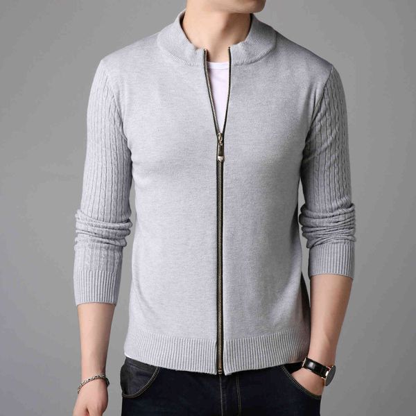 men's sweaters autumn cardigan jackets fashion knitted thick zipper casual knitwear coat solid stand collar ugj3, White;black
men's sweaters autumn cardigan jackets fashion knitted thick zipper casual knitwear coat solid stand collar ugj3, White;black