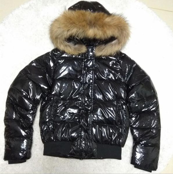 women nylon down short jacket fur designer lady warm hooded button zip closure outwear fashion girl stand collar padded coat, Black
women nylon down short jacket fur designer lady warm hooded button zip closure outwear fashion girl stand collar padded coat, Black