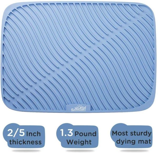 kitchen storage & organization silicone dish drying mat large draining eco-friendly drainer heat resistant pot dishwasher safe
kitchen storage & organization silicone dish drying mat large draining eco-friendly drainer heat resistant pot dishwasher safe