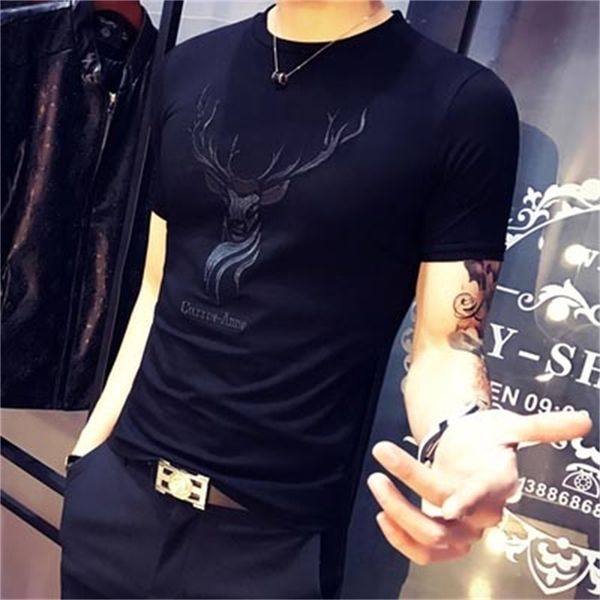 summer lapel cotton trend handsome slim men's short-sleeved t-shirt 210420, White;black
summer lapel cotton trend handsome slim men's short-sleeved t-shirt 210420, White;black