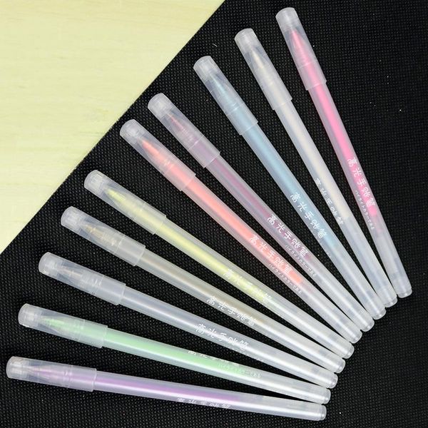 gel pens 10colors/set flash ballpint pen highlight color full shinning refill painting for office & school supplies
gel pens 10colors/set flash ballpint pen highlight color full shinning refill painting for office & school supplies