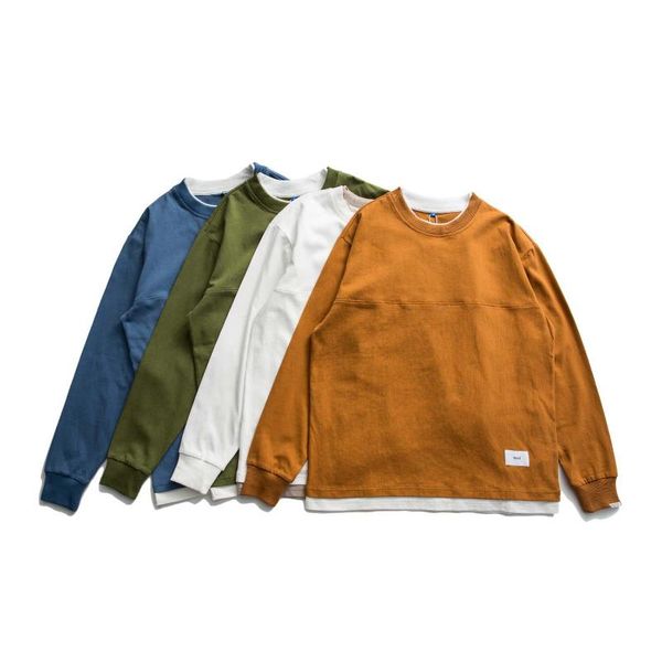 men's hoodies & sweatshirts wy072 men fake two piece couple casual loose patchwork long sleeve japan style cotton youth o-neck male pul, Black
men's hoodies & sweatshirts wy072 men fake two piece couple casual loose patchwork long sleeve japan style cotton youth o-neck male pul, Black