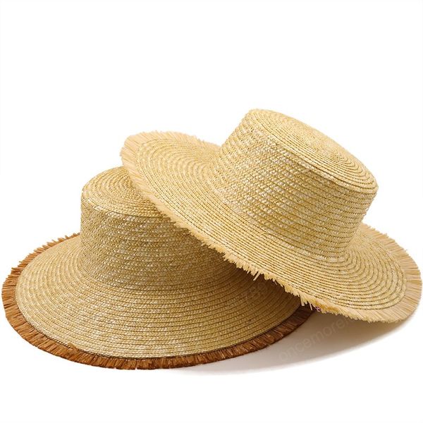 classical fringed wheat straw hat for girl big wide brim jazz hats beach women sun caps holiday bonnet summer cap, Blue;gray
classical fringed wheat straw hat for girl big wide brim jazz hats beach women sun caps holiday bonnet summer cap, Blue;gray
