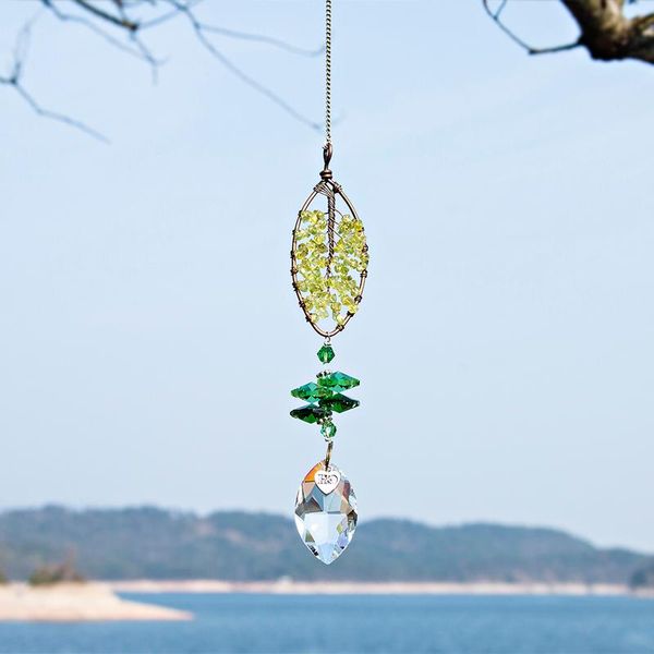 h&d healing stones crystal prism suncatcher rear view mirror car charm ornament rainbow maker collection for home decor (leaf) garden decora
h&d healing stones crystal prism suncatcher rear view mirror car charm ornament rainbow maker collection for home decor (leaf) garden decora
