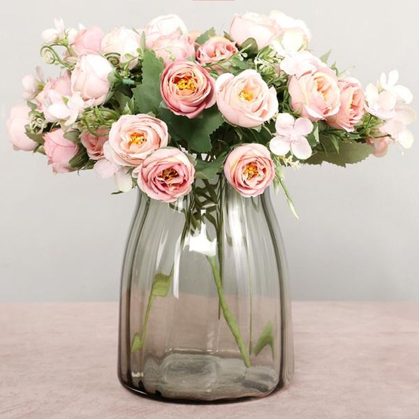 decorative flowers & wreaths 10 heads artificial rose bouquet silk fake leaf wedding party home decor no pots
decorative flowers & wreaths 10 heads artificial rose bouquet silk fake leaf wedding party home decor no pots