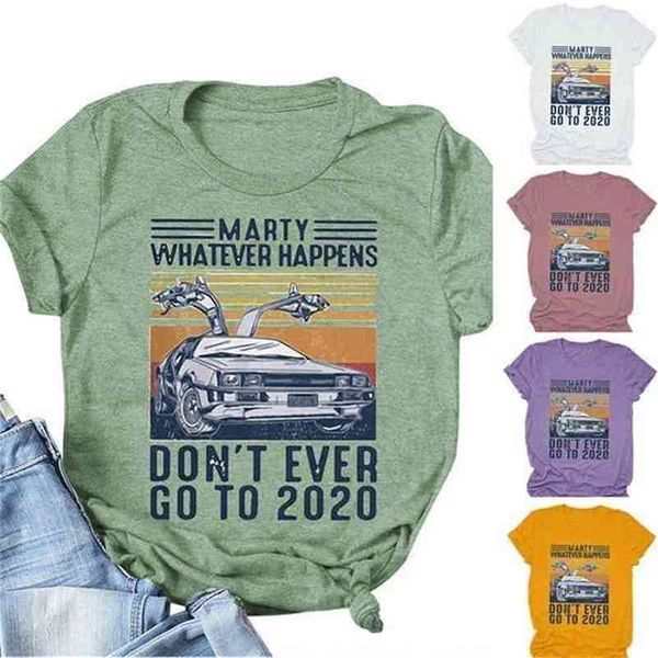 women marty don't go to soft funny aesthetic floral graphics crew neck ladies summer letters tee casual t-shirt 210406, White
women marty don't go to soft funny aesthetic floral graphics crew neck ladies summer letters tee casual t-shirt 210406, White