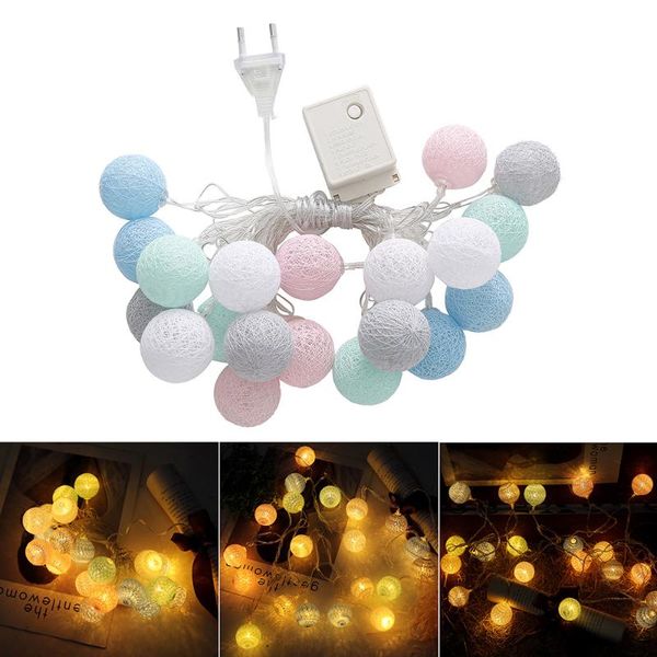 strings 20 led macaron color line plug-in cotton ball holiday decorative lights ins thread european gauge
strings 20 led macaron color line plug-in cotton ball holiday decorative lights ins thread european gauge