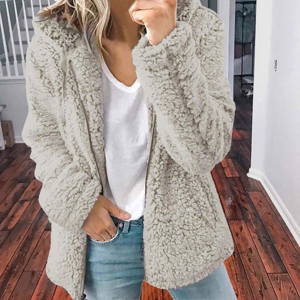 women's jackets ladies classic long-sleeved coat with hood casual solid color zipper jacket womens 2021 fall winter clothing manteau fe, Black;brown
women's jackets ladies classic long-sleeved coat with hood casual solid color zipper jacket womens 2021 fall winter clothing manteau fe, Black;brown