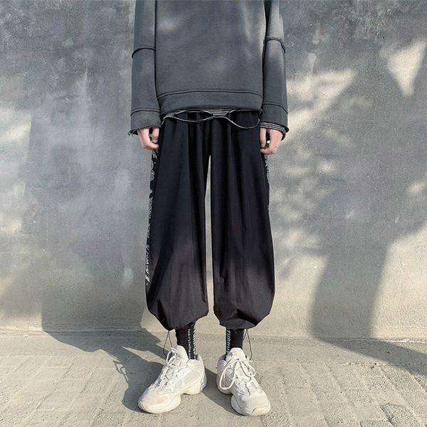 men casual pants joggers side print loose all-match cargo bottoms korean style hip hop male streetwear korean style ulzzang chic, Black
men casual pants joggers side print loose all-match cargo bottoms korean style hip hop male streetwear korean style ulzzang chic, Black