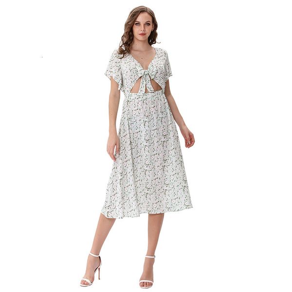 floral summer feminine elastic ribbon long short sleeve midi beach dress m3059, Black;gray
floral summer feminine elastic ribbon long short sleeve midi beach dress m3059, Black;gray