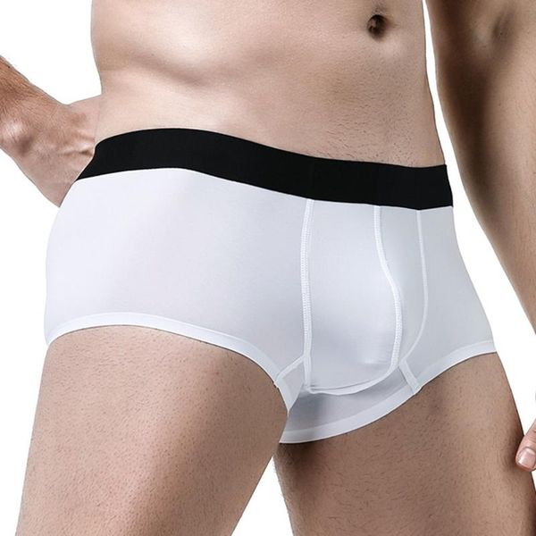 underpants men ice silk seamless boxer briefs pouch underwear shorts trunks non-marking men's, Black;white
underpants men ice silk seamless boxer briefs pouch underwear shorts trunks non-marking men's, Black;white