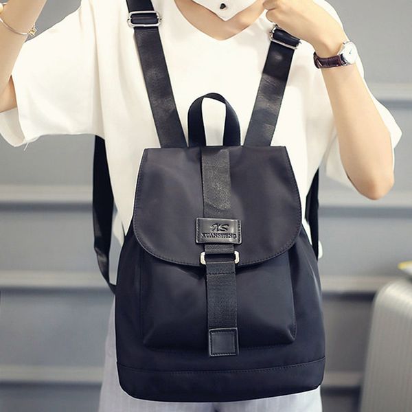korean style bag simple square buckle casual large-capacity travel women's backpack 
korean style bag simple square buckle casual large-capacity travel women's backpack