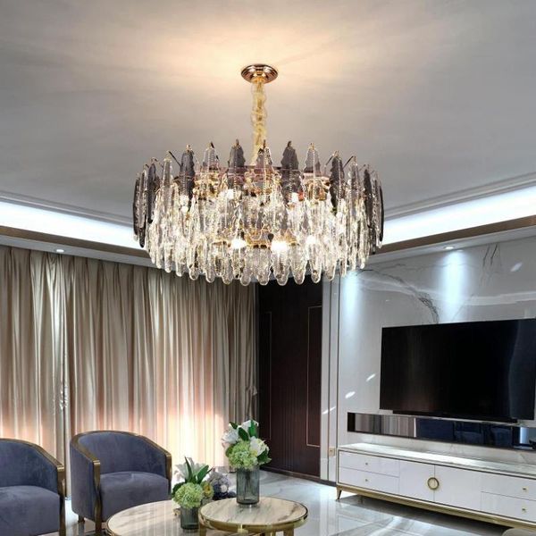 chandeliers post modern light luxury living room crystal chandelier simple atmosphere bedroom dining model el villa lamp
chandeliers post modern light luxury living room crystal chandelier simple atmosphere bedroom dining model el villa lamp