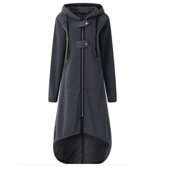 women's hoodies & sweatshirts trench coat 2021 female long outwear autumn coats fashion solid zipper hooded overcoat casual, Black
women's hoodies & sweatshirts trench coat 2021 female long outwear autumn coats fashion solid zipper hooded overcoat casual, Black