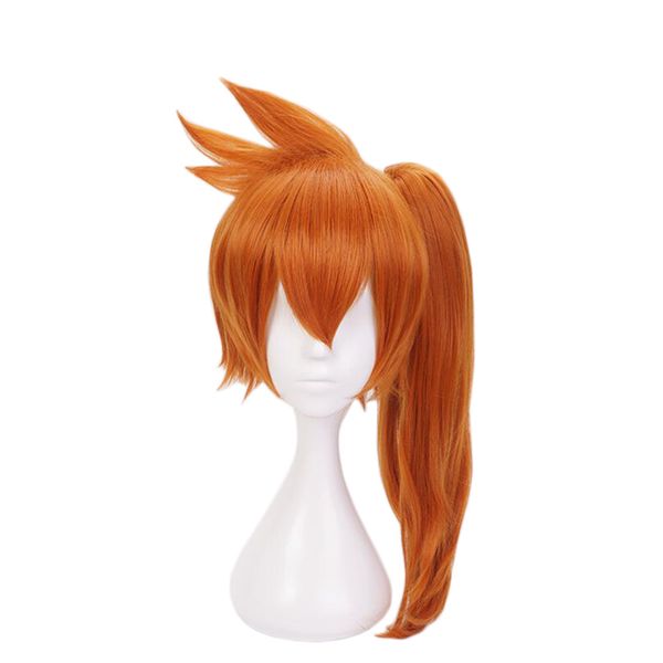 my hero academy itsuka kendo role play orange long ponytail hair boku no hero academia synthetic cosplay wig for halloween party, Black
my hero academy itsuka kendo role play orange long ponytail hair boku no hero academia synthetic cosplay wig for halloween party, Black