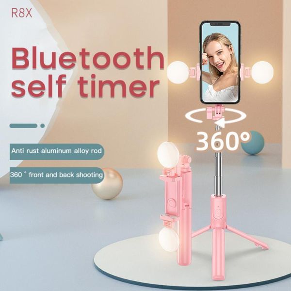 selfie monopods 2-in-1 bluetooth stick portable with fill light ring foldable 360 rotation tripod mobile phone holder for live video
selfie monopods 2-in-1 bluetooth stick portable with fill light ring foldable 360 rotation tripod mobile phone holder for live video