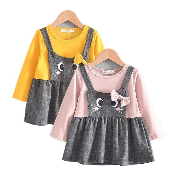 girl's dresses autumn spring baby girls cute cat design long sleeve vestidos for toddler kids cotton birthday party clothes, Red;yellow
girl's dresses autumn spring baby girls cute cat design long sleeve vestidos for toddler kids cotton birthday party clothes, Red;yellow