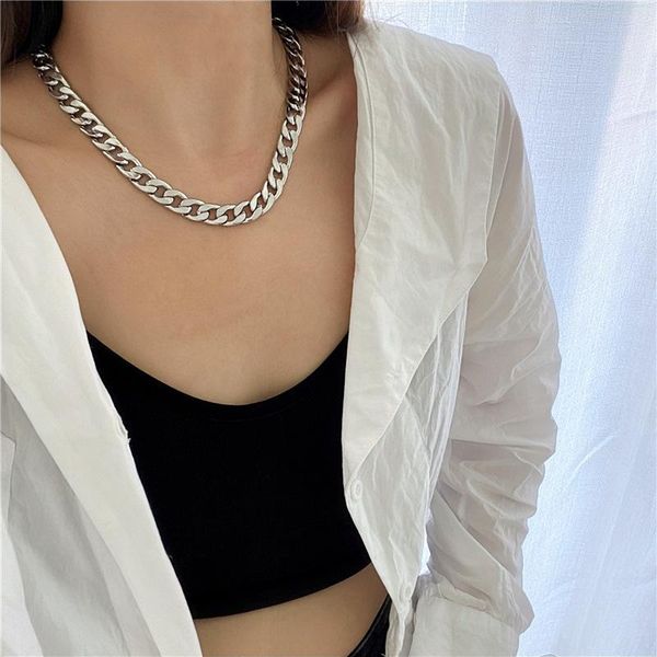 chains punk cuban choker necklace hip bop big chunky silver color thick chain women jewelry
chains punk cuban choker necklace hip bop big chunky silver color thick chain women jewelry