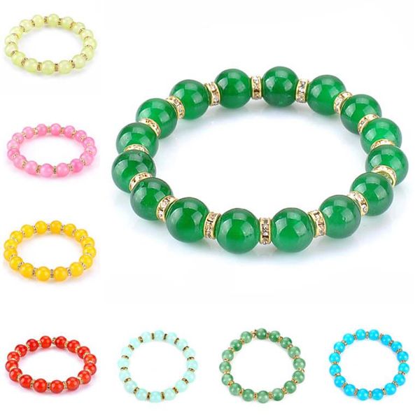 10cm round beads imitation agate crystal handmade strands beaded bracelet with multi colors fb313 mix order beaded, strand, Black
10cm round beads imitation agate crystal handmade strands beaded bracelet with multi colors fb313 mix order beaded, strand, Black