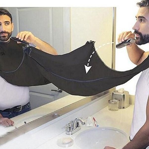 aprons male beard shaving apron care clean hair bibs shaver holder bathroom organizer gift for man
aprons male beard shaving apron care clean hair bibs shaver holder bathroom organizer gift for man