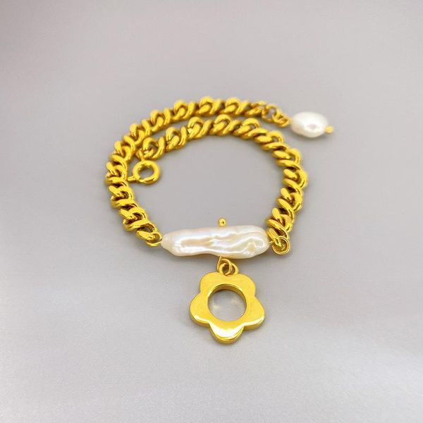 charm bracelets european and american fashion gold bracelet with irregular pearl personality 8 word chain retro, Golden;silver
charm bracelets european and american fashion gold bracelet with irregular pearl personality 8 word chain retro, Golden;silver