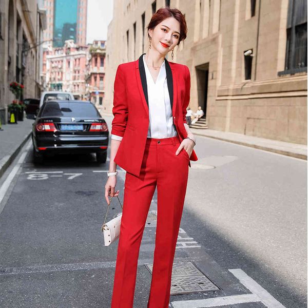 pant female formal gray ny black suit a button with low v-2 cleavage blazer assembly jacket and full length trousers, White
pant female formal gray ny black suit a button with low v-2 cleavage blazer assembly jacket and full length trousers, White