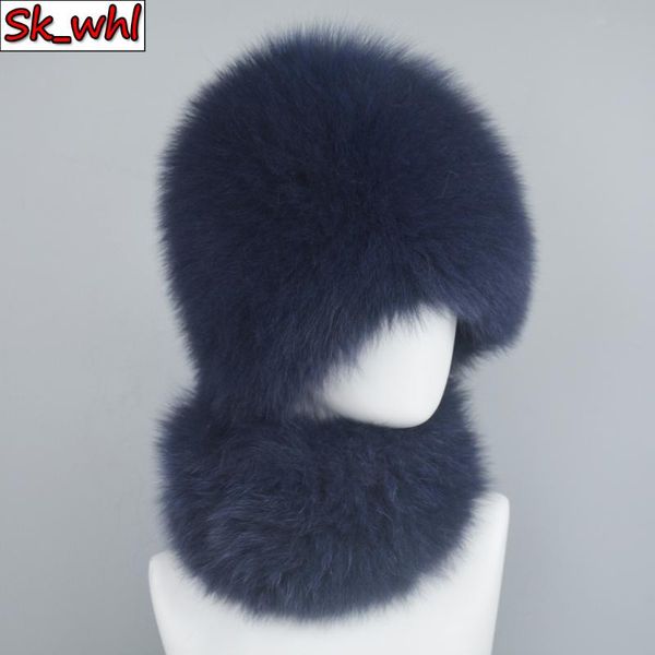 women winter warm luxury real fur hat scarf 2 pieces knitted natural cap scarves sets, Blue;gray
women winter warm luxury real fur hat scarf 2 pieces knitted natural cap scarves sets, Blue;gray