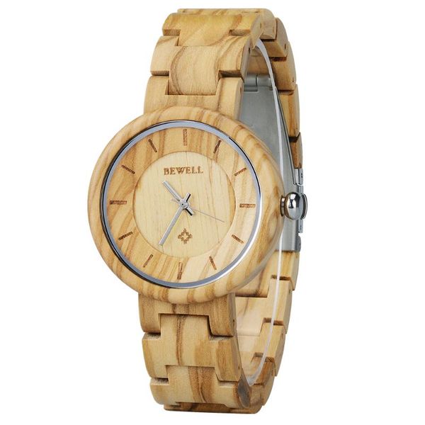 wristwatches bewell ladies wooden bracelet band wristwatch gift for mother daughter girl luxury watches round watch clock 155a, Slivery;brown
wristwatches bewell ladies wooden bracelet band wristwatch gift for mother daughter girl luxury watches round watch clock 155a, Slivery;brown