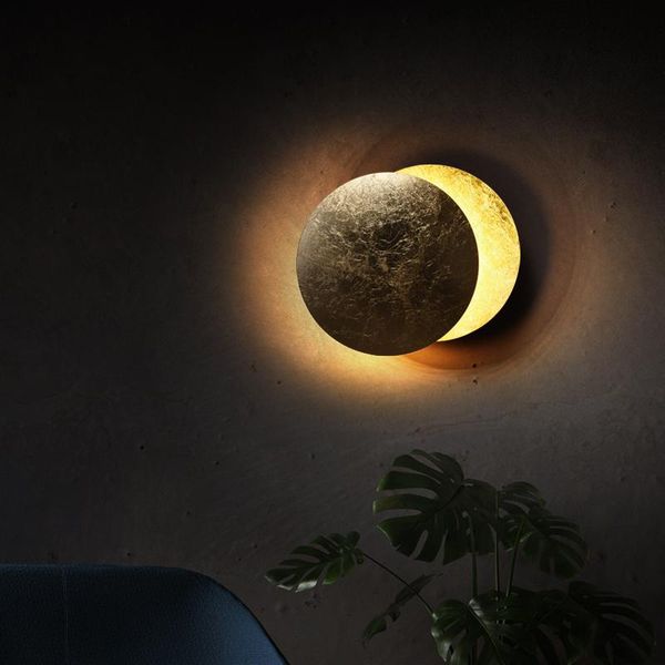 copper and gold two-color modern light luxury wall lamp nordic porch bedroom bedside moon solar eclipse
copper and gold two-color modern light luxury wall lamp nordic porch bedroom bedside moon solar eclipse