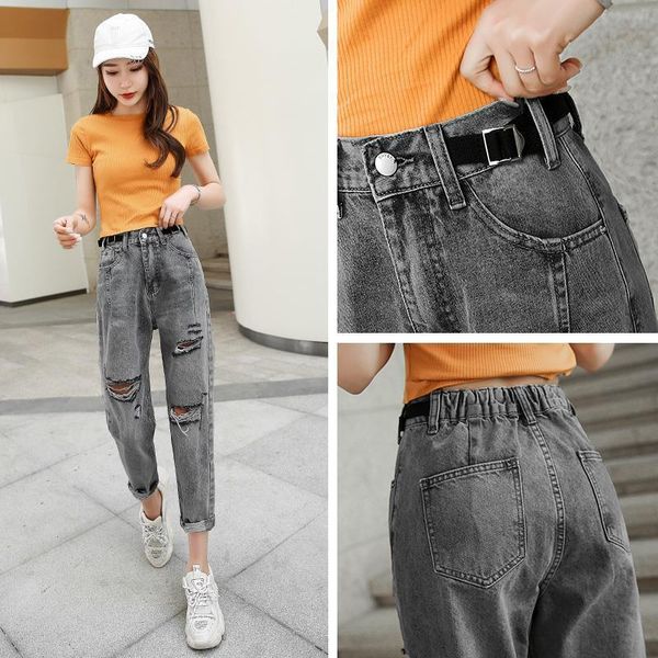 women's jeans woman pants ripped loose cropped 2021 elastic kidney summer pantalones vaqueros mujer, Blue
women's jeans woman pants ripped loose cropped 2021 elastic kidney summer pantalones vaqueros mujer, Blue
