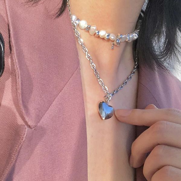 chokers mogaku punk layered necklaces for women fashion metal heart pendant necklace choker chains hip hop goth club jewelry, Golden;silver
chokers mogaku punk layered necklaces for women fashion metal heart pendant necklace choker chains hip hop goth club jewelry, Golden;silver