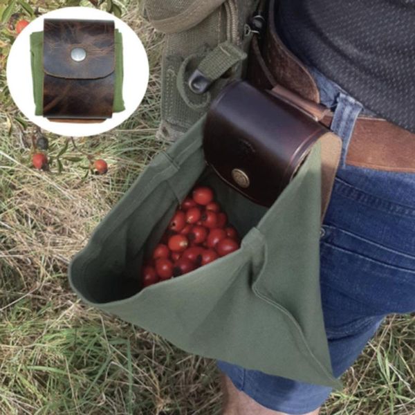 storage bags leather canvas pouch multifunctional outdoor garden foraging bag jungle fruit picking for hiking camping fishing
storage bags leather canvas pouch multifunctional outdoor garden foraging bag jungle fruit picking for hiking camping fishing