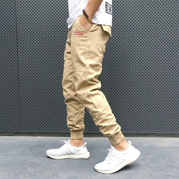 men's pants fashion streetwear youth joggers spliced designer casual cargo for overalls hip hop ankle banded harem trousers r32v, Black
men's pants fashion streetwear youth joggers spliced designer casual cargo for overalls hip hop ankle banded harem trousers r32v, Black