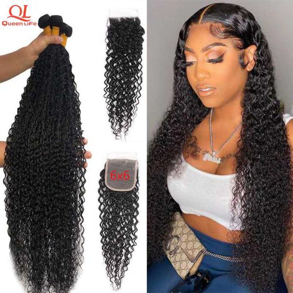 human hair bulks queenlife kinky curly wave bundles with 6x6 lace closure 34 36 38 40 inch brazilian remy 4x4 5x5 3, Black
human hair bulks queenlife kinky curly wave bundles with 6x6 lace closure 34 36 38 40 inch brazilian remy 4x4 5x5 3, Black