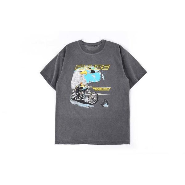 rhude t shirt washed do old eagle tees men women casual streetwear t-shirts, White;black
rhude t shirt washed do old eagle tees men women casual streetwear t-shirts, White;black