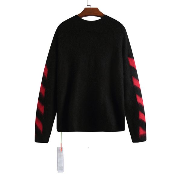 winter autumn off new white21 mohair crew neck pullover style lovers loose trend sweater, White;black
winter autumn off new white21 mohair crew neck pullover style lovers loose trend sweater, White;black