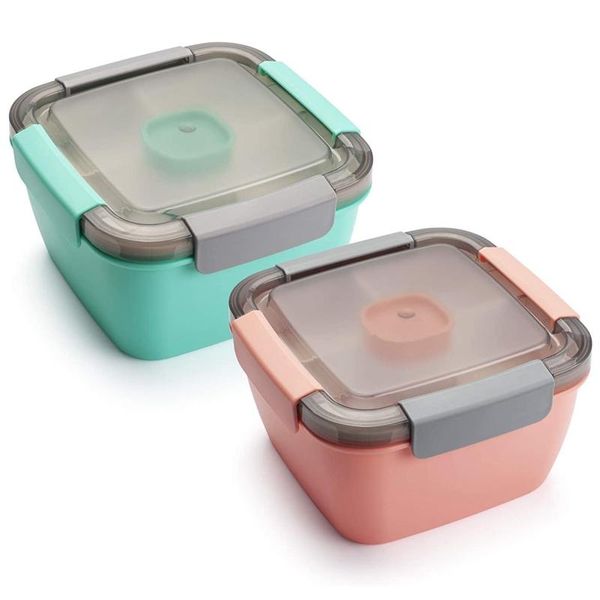 dinnerware sets salad lunch container to go bowls with 3 compartments for ings, , men, women 2 pack
dinnerware sets salad lunch container to go bowls with 3 compartments for ings, , men, women 2 pack