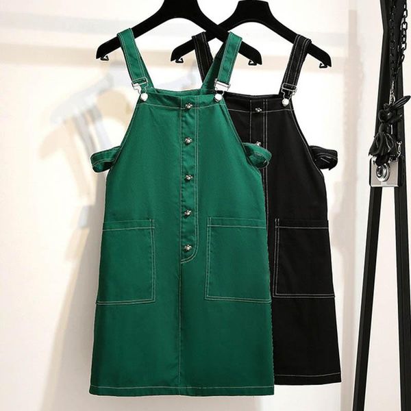 casual dresses 150kg plus size women's spring summer girlfriend dress 5xl 6xl 7xl 8xl 9xl loose cotton strap black green colors, Black;gray
casual dresses 150kg plus size women's spring summer girlfriend dress 5xl 6xl 7xl 8xl 9xl loose cotton strap black green colors, Black;gray