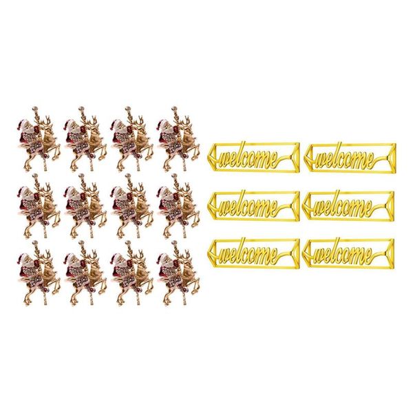 napkin rings 12 pcs christmas reindeer button with 6 welcome holder 
napkin rings 12 pcs christmas reindeer button with 6 welcome holder