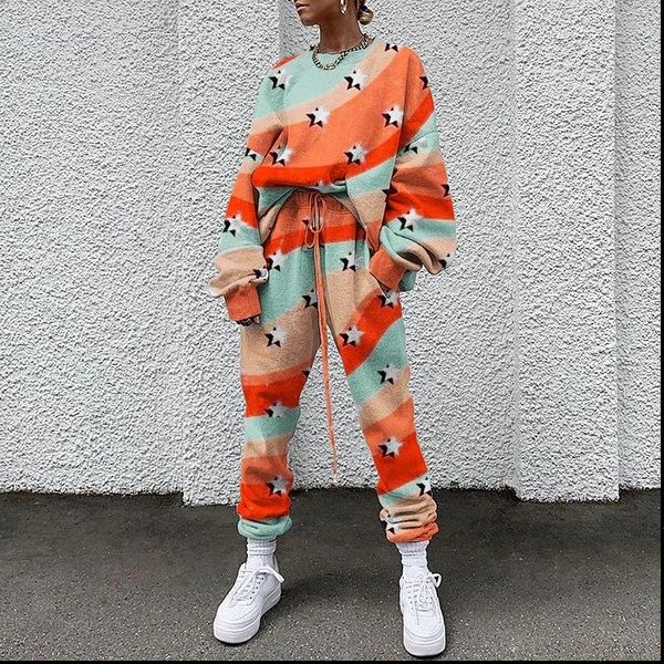 autumn winter casual loose 2 womens tracksuits piece set vintage print sweatshirt and long pants female streetwear plus size sports, Gray
autumn winter casual loose 2 womens tracksuits piece set vintage print sweatshirt and long pants female streetwear plus size sports, Gray