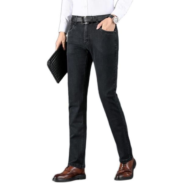 men's jeans spring autumn 2021 smart elastic business fashion straight regular stretch denim trousers men plus size 29-40, Blue
men's jeans spring autumn 2021 smart elastic business fashion straight regular stretch denim trousers men plus size 29-40, Blue