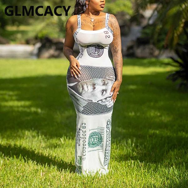 women sleeveless usd printed maxi tank dress casual summer long dresses 210702, Black;gray
women sleeveless usd printed maxi tank dress casual summer long dresses 210702, Black;gray