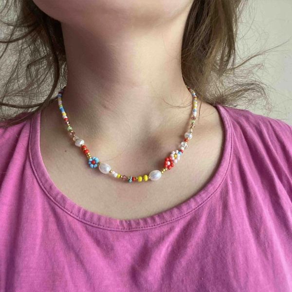 chokers simple seed beads strand choker necklace women string collar charm colorful handmade bohemia collier femme jewelry gift, Golden;silver
chokers simple seed beads strand choker necklace women string collar charm colorful handmade bohemia collier femme jewelry gift, Golden;silver