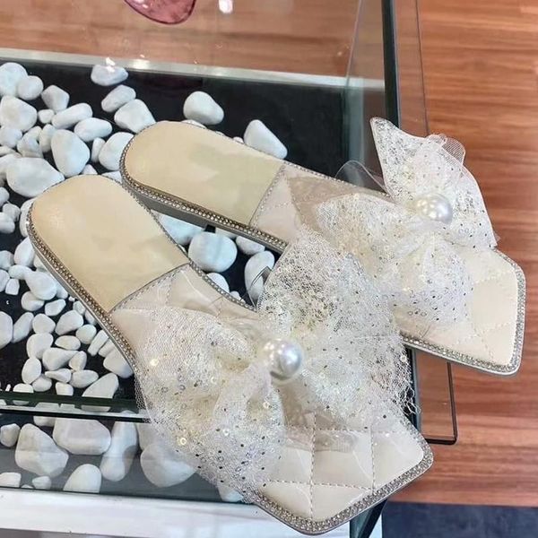 butterfly-knot slippers women pvc slides pearl decor lace square toe flat shoes genuine leather 2021 slipper, Black
butterfly-knot slippers women pvc slides pearl decor lace square toe flat shoes genuine leather 2021 slipper, Black