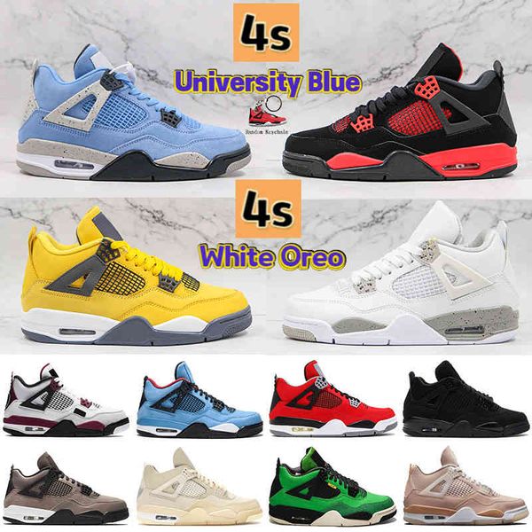 4 4s basketball shoes university blue white oreo cool grey black cat shimmer infrared bred tour yellow taupe haze men sneakers
4 4s basketball shoes university blue white oreo cool grey black cat shimmer infrared bred tour yellow taupe haze men sneakers