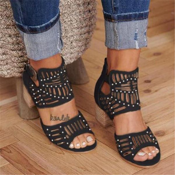 dress shoes 2021 fashion summer sandals women vintage hollow out peep toe thick heel high heels zapatos mujer, Black
dress shoes 2021 fashion summer sandals women vintage hollow out peep toe thick heel high heels zapatos mujer, Black