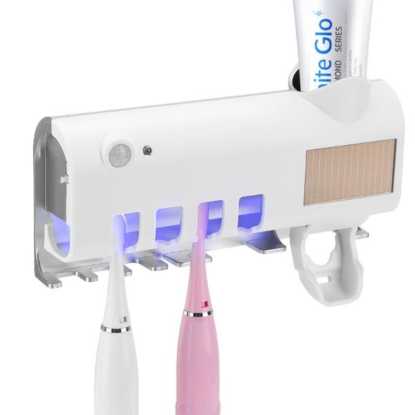 solar energy uv toothbrush holder wall mounted automatic toothpaste squeezer dispenser storage rack bathroom accessories bath accessory set
solar energy uv toothbrush holder wall mounted automatic toothpaste squeezer dispenser storage rack bathroom accessories bath accessory set