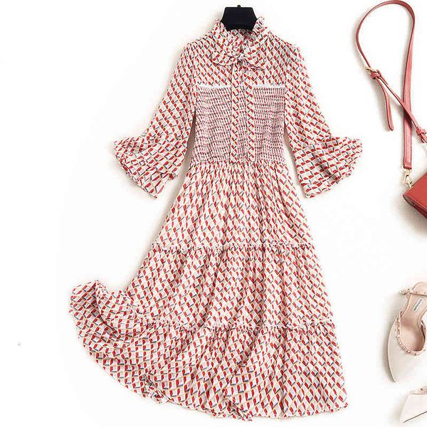 two piece dress spring clothes for women fashion designer bow collar enlargement geometric sleeve chiffon impression casual dress at knee 34, White
two piece dress spring clothes for women fashion designer bow collar enlargement geometric sleeve chiffon impression casual dress at knee 34, White
